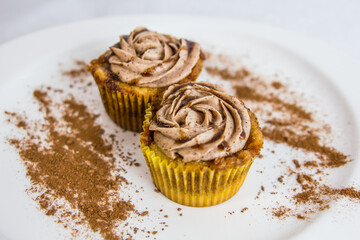 cupcake de diferentes sabores
