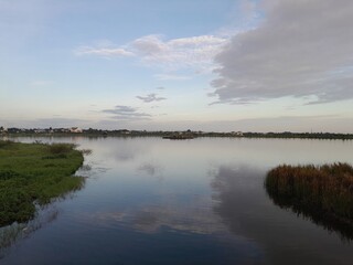 Fototapeta premium morning on the lake