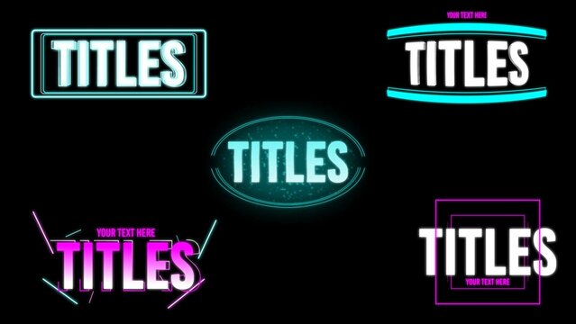 Light Shape Titles
