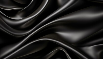 Fototapeta premium Black silk luxury background