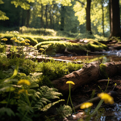 Fototapeta na wymiar Scenic Forest Image Capturing Nature's Splendor