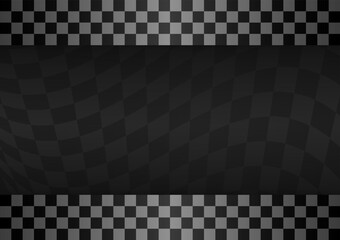 Obraz premium Racing track Background. Racing Checkered Flag. Car Racing Concept. Vector Illustration.
