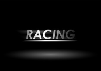 Racing track Background. Racing Checkered Flag. Car Racing Concept. Vector Illustration.