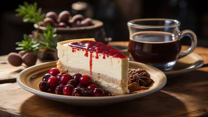 glass with ice on the beach