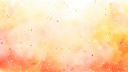 Watercolor orange haze fantastic material background. 