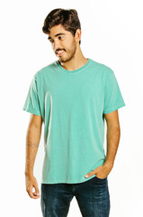 Obraz premium Male model in campaign for clothing brand