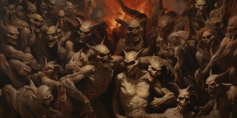 demons in hell