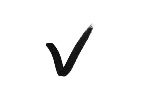 marker check isolated check box checklist