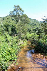 river in the mountains, Vietnam