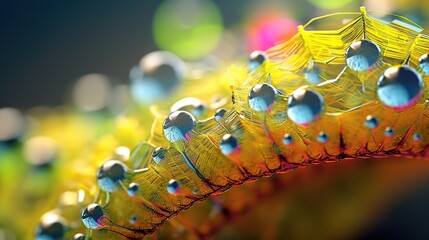 Fantastic abstract alien organic tissue. Microbiology research. Generative AI. Illustration for banner, poster, cover, brochure or presentation.