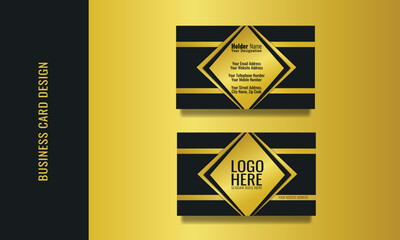 Simple Professional Business card design for personal and company identity.