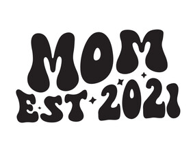 Retro Pregnancy Craft Design. T-shirt Design. Illustration