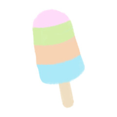 popsicle ice-cream rainbow sweets dessert