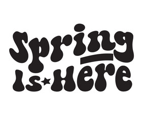 Retro Spring Craft Design. T-shirt Design. Illustration