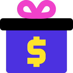 gift box flat icon