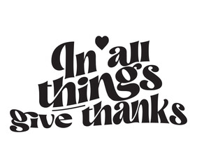 Retro  Thanksgiving Craft Design. T-shirt Design. Illustration