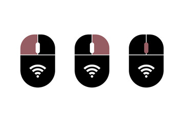 Mouse icon. Computer mouse. Smart mouse. Wireless computer mouse icon. Vector