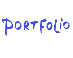 Portfolio lettering