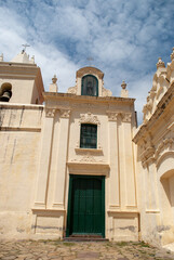 Photograph of the façade of the old church of Salta. Colonial Period