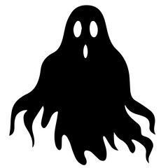 Halloween ghosts illustration design, flat Halloween ghosts element