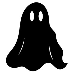 Halloween ghosts illustration design, flat Halloween ghosts element