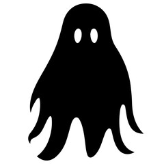 Halloween ghosts illustration design, flat Halloween ghosts element