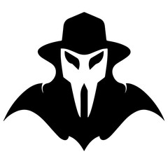 halloween ghosts illustration design, flat halloween ghosts element