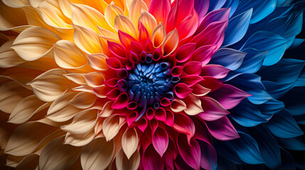 Close-up of a Rainbow Flower