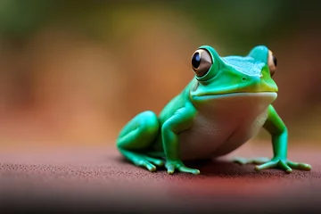 Foto op Canvas Dumpy frog © Zulfi_Art