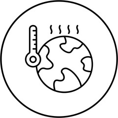 Global Warming Icon