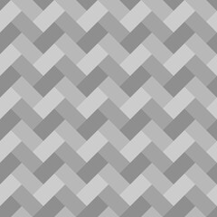 Rectangle slabs tessellation. Seamless surface pattern design with blocks tiling. Bricks cladding wall. Repeated grey tiles ornament background. Mosaic motif. Pavement wallpaper. Digital paper. Vector