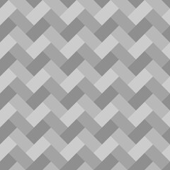 Rectangle slabs tessellation. Seamless surface pattern design with blocks tiling. Bricks cladding wall. Repeated grey tiles ornament background. Mosaic motif. Pavement wallpaper. Digital paper. Vector