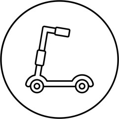 Kick Scooter Icon