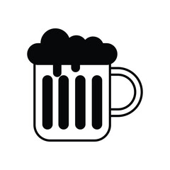 Bar icon, vector stock illustration.