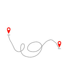 Route Map Pin 
