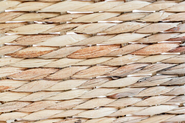 Wicker weaves, natural background made by hand.