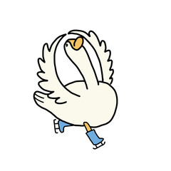 cartoon chicken with thumb up