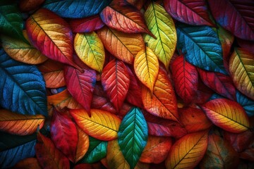 Fototapeta na wymiar autumn leaves pattern