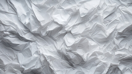 Obraz premium White paper with crumpled effect