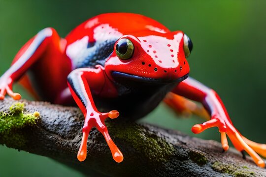 red eyed tree frog