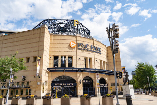Pittsburgh, Pennsylvania – July 22, 2023: PNC Park home of the Pittsburgh Pirates
