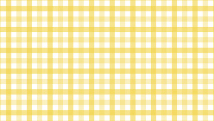 Yellow and white plaid checkered pattern