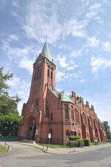 Fototapeta na wymiar Church of Saint Bobola in Bydgoszcz, Poland