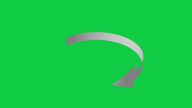 Circling 3d arrow