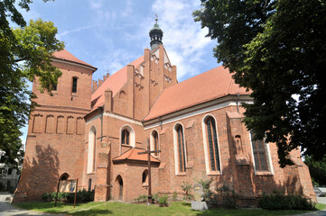 Fototapeta na wymiar Cathedral of St. Marcin and Mikołaj in Bydgoszcz, Poland