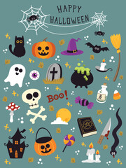 Boo-tifully cute. Our Happy Halloween vector collection is here to bring smiles and sweetness to your spooky creations.