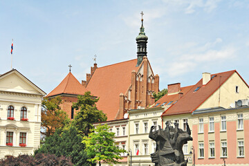 Cathedral of St. Marcin and Mikołaj in Bydgoszcz, Poland - obrazy, fototapety, plakaty
