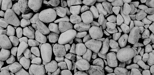 Pebbles background copy space banner