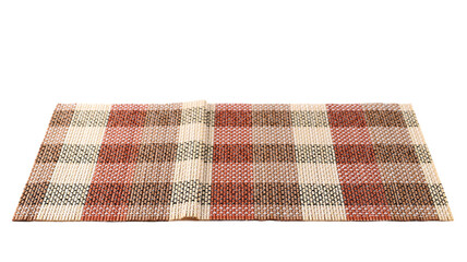 Bamboo mat, pad isolated on white background, texture © dule964