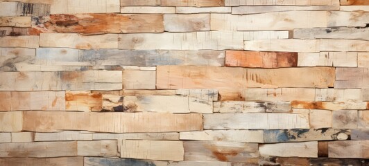 Parquet from Birch wood . Natural Birch wooden parquet background texture image. Wooden texture background. Ai generated